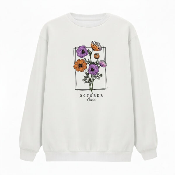 سویشرت زنانه مدل گل کد v1