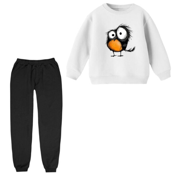 ست سویشرت و شلوار راحتی بچگانه مدل جوجه کوچولو