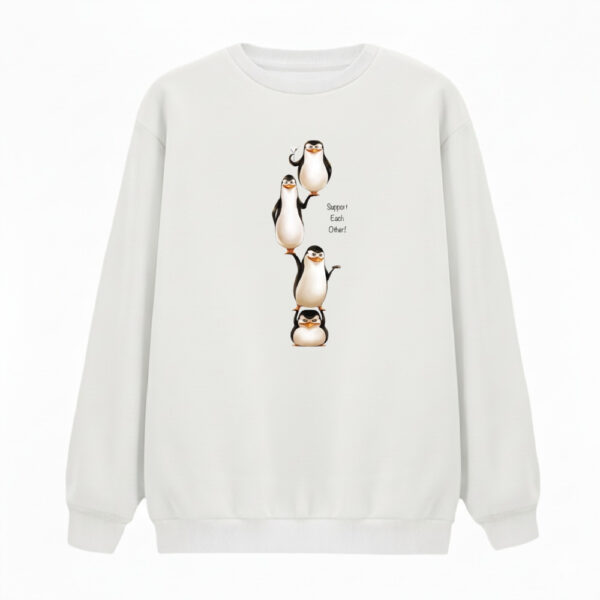 سویشرت زنانه مدل پنگوئن ها v7