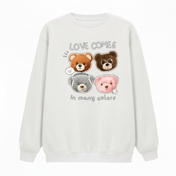 سویشرت زنانه مدل چهار خرس کد v1