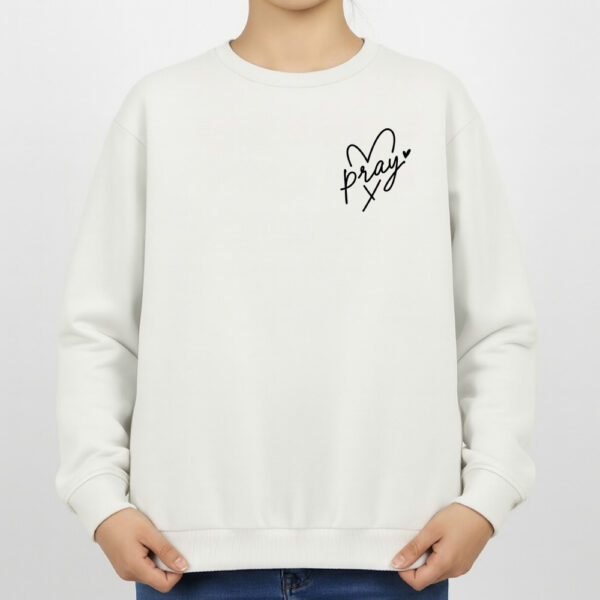 سویشرت زنانه مدل قلبی کد v1