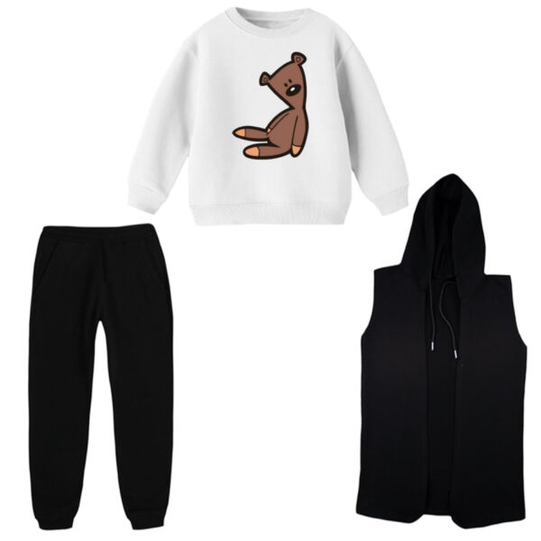 ست 3 تکه لباس راحتی بچگانه مدل عروسک مستربین