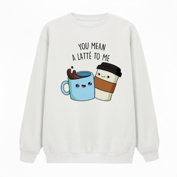 سویشرت زنانه مدل لیوان قهوه کد v17