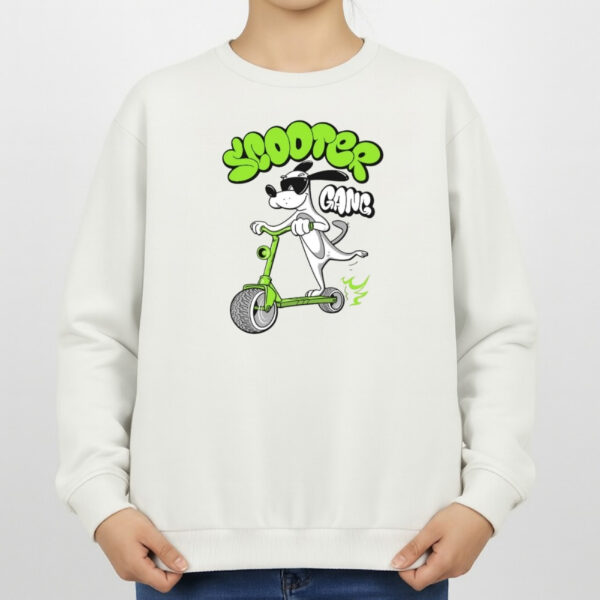 سویشرت زنانه مدل سگ و اسکوتر کد v10