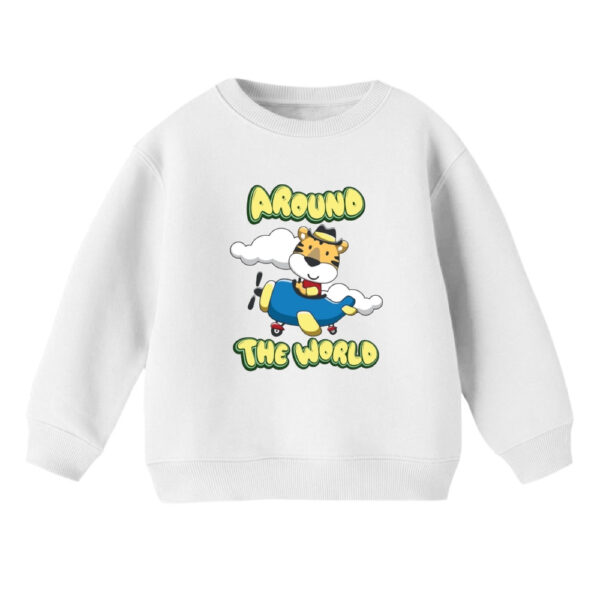 سویشرت بچگانه مدل ببر و هواپیما