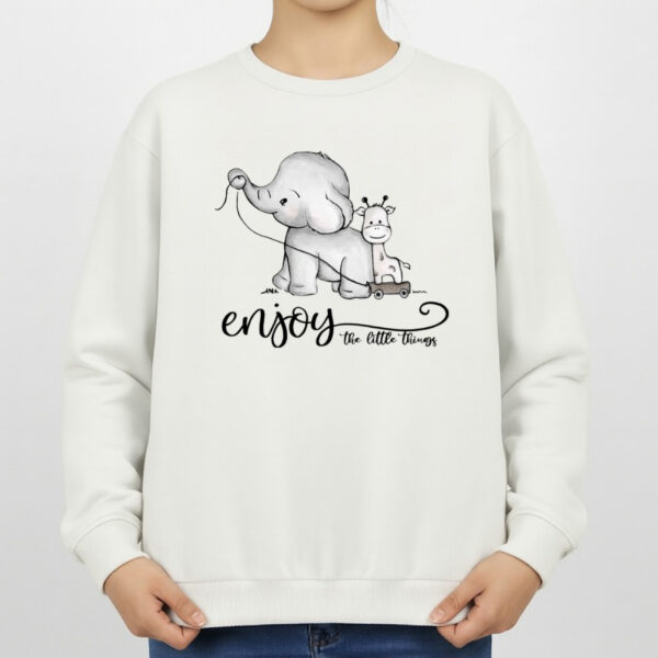 سویشرت زنانه مدل فیل و زرافه کد v10