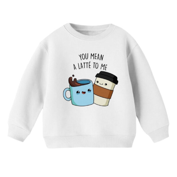 سویشرت بچگانه مدل لیوان قهوه کد v17