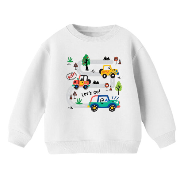 سویشرت بچگانه مدل ماشین کد v12