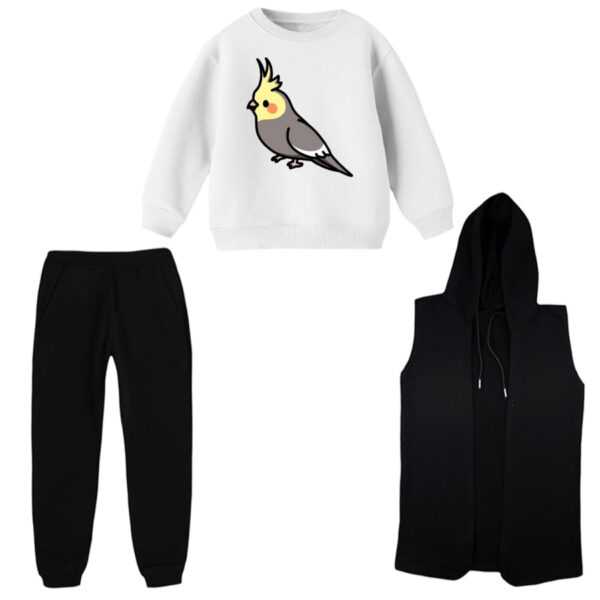 ست 3 تکه لباس راحتی بچگانه مدل عروس هلندی کد 1