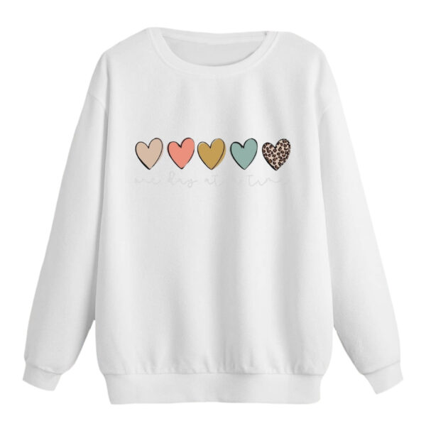 سویشرت زنانه مدل قلب کد p2