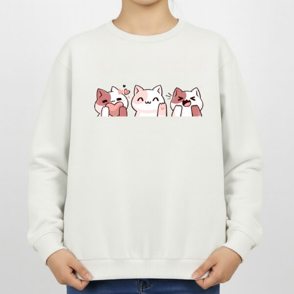 سویشرت زنانه مدل سه گربه کد v20