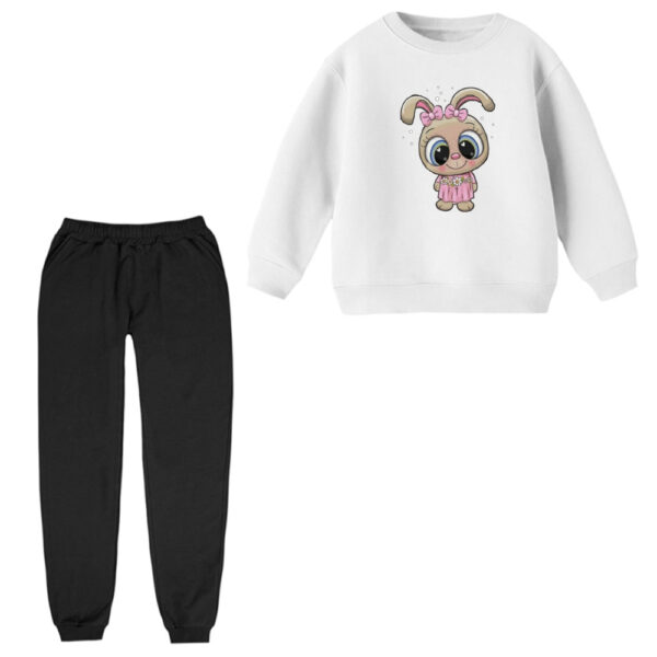 ست سویشرت و شلوار راحتی بچگانه مدل خرگوش کد ۸