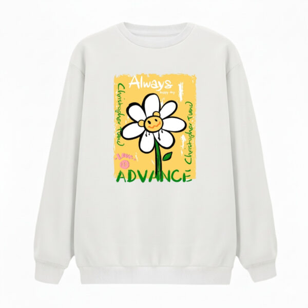 سویشرت زنانه مدل گل و شکلک