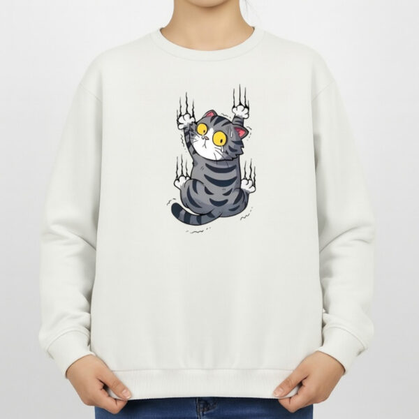 سویشرت زنانه مدل گربه آویزان کد v7