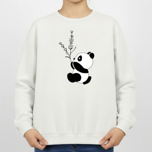 سویشرت زنانه مدل پاندا و گل کد v18