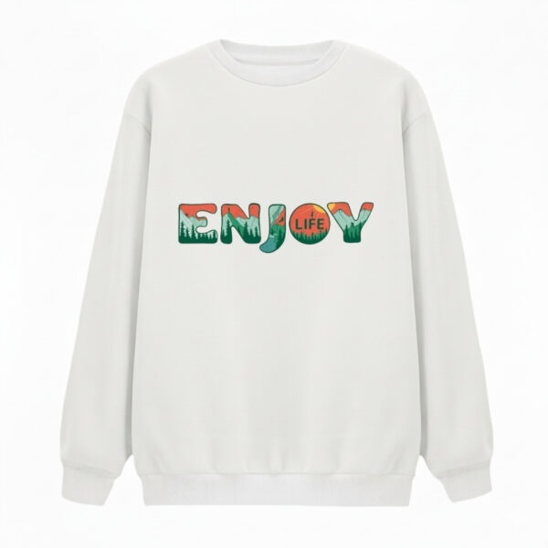 سویشرت زنانه مدل لذت زندگی