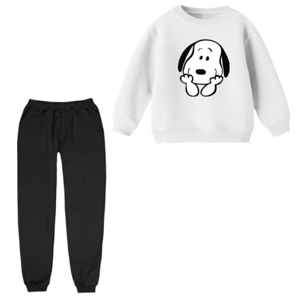 ست سویشرت و شلوار راحتی بچگانه مدل اسنوپی کد ۷۰