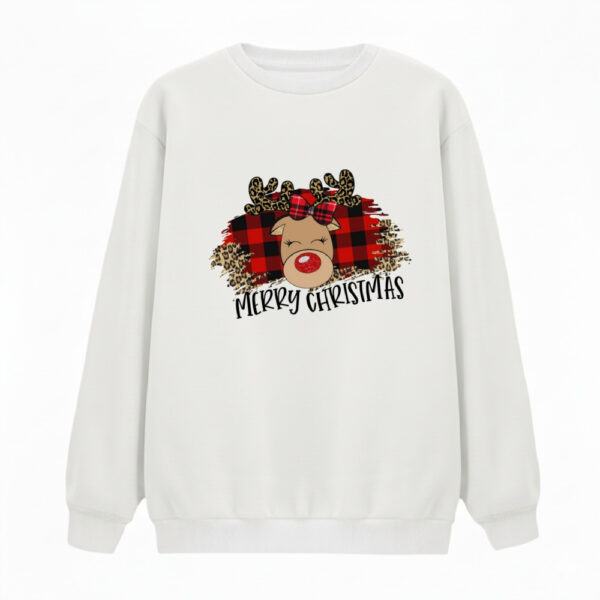 سویشرت زنانه مدل گوزن کریسمس کد v3