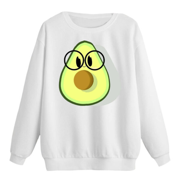 سویشرت زنانه مدل آووکادو عینکی کد p1