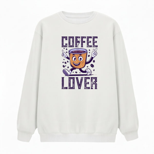 سویشرت زنانه مدل نوشته قهوه کد v8