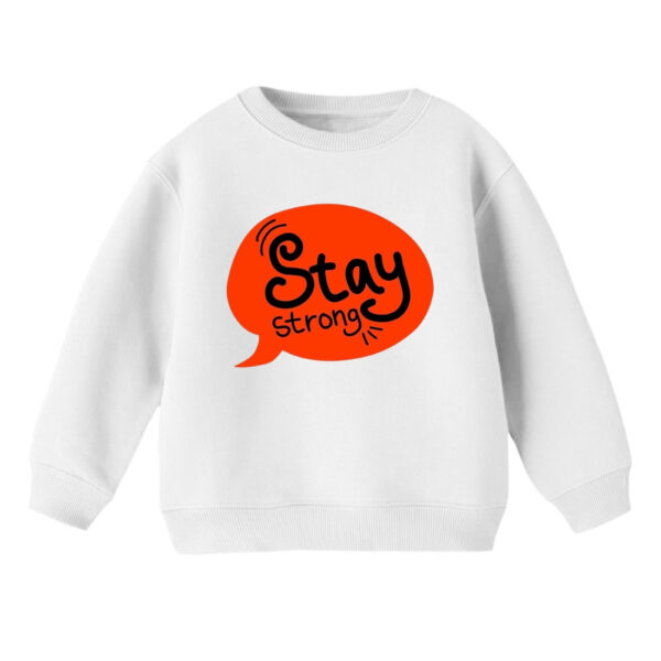 سویشرت بچگانه مدل نوشته قوی بمون