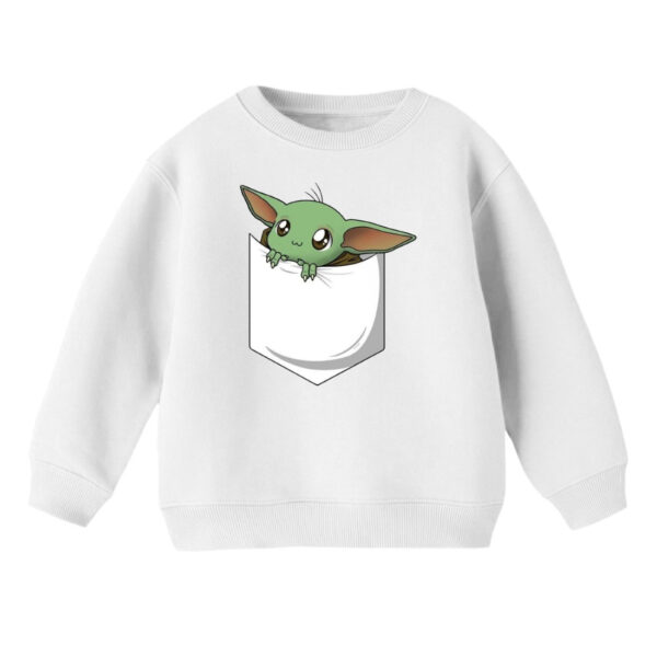 سویشرت بچگانه مدل بیبی یودا جیبی