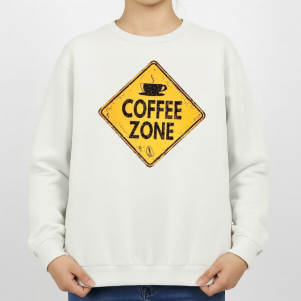 سویشرت زنانه مدل نوشته قهوه کد v4