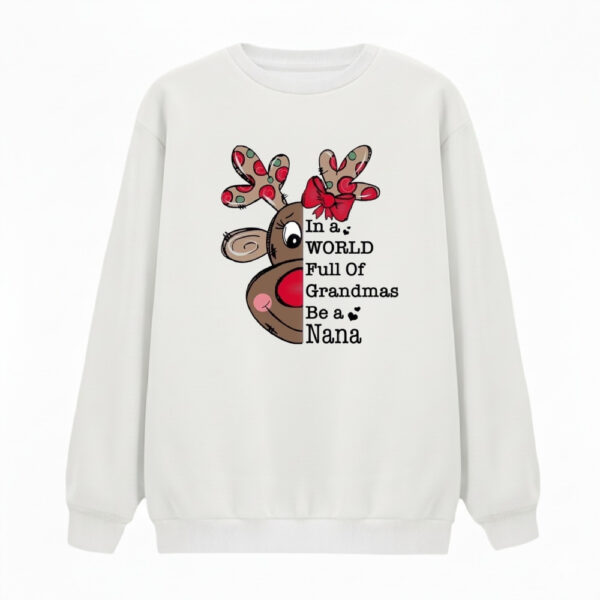 سویشرت زنانه مدل گوزن کریسمس کد v5