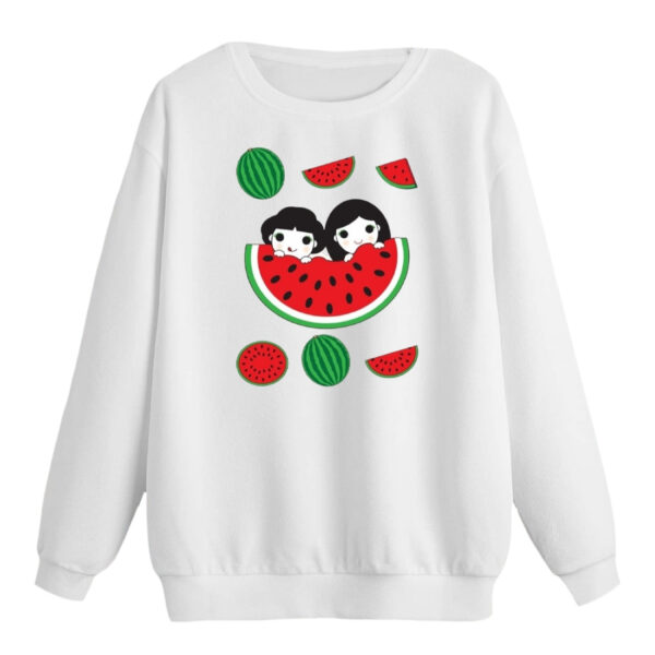 سویشرت زنانه مدل هندوانه یلدایی کد p14