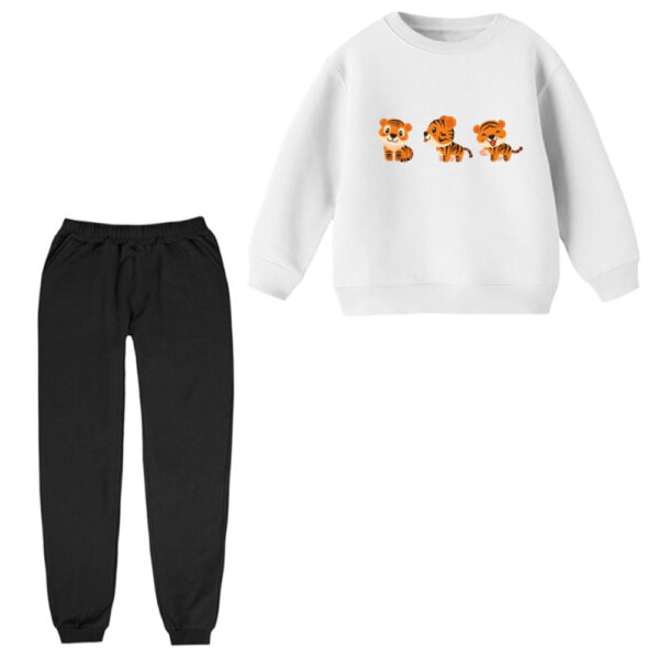 ست سویشرت و شلوار راحتی بچگانه مدل ببر کد ۲