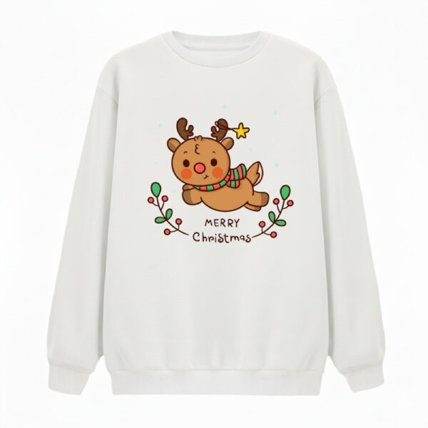 سویشرت زنانه مدل گوزن کریسمس کد v4