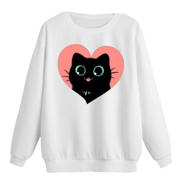 سویشرت زنانه مدل گربه کد p6