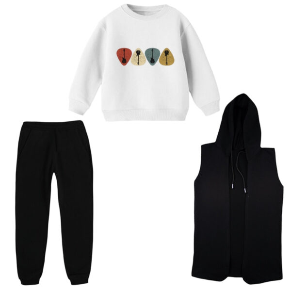 ست 3 تکه لباس راحتی بچگانه مدل پیک گیتار