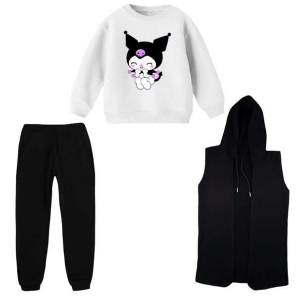 ست 3 تکه لباس راحتی بچگانه مدل کرومی