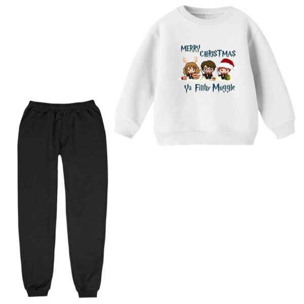 ست سویشرت و شلوار راحتی بچگانه مدل هری پاتر کد 2