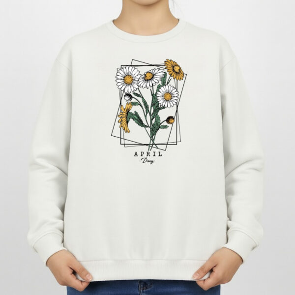 سویشرت زنانه مدل گل کد v4