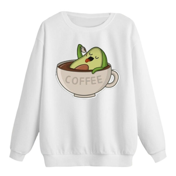 سویشرت زنانه مدل آووکادو و قهوه کد p1