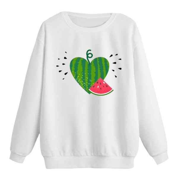 سویشرت زنانه مدل هندوانه یلدایی کد p13