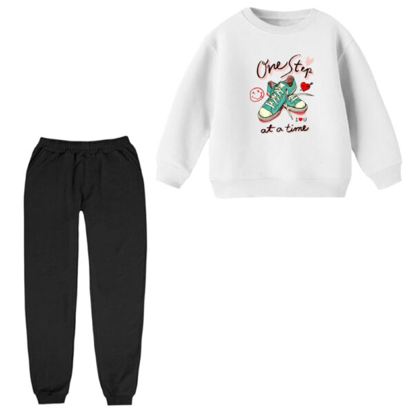 ست سویشرت و شلوار راحتی بچگانه مدل کتونی کد ۲