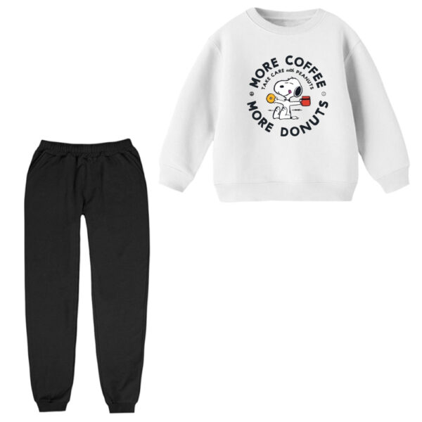 ست سویشرت و شلوار راحتی بچگانه مدل اسنوپی