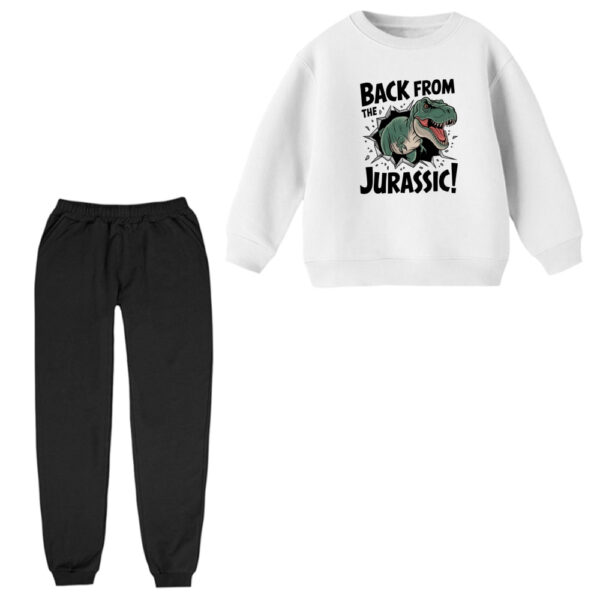 ست سویشرت و شلوار راحتی بچگانه مدل دایناسور