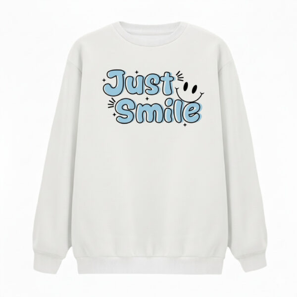 سویشرت زنانه مدل فقط لبخند کد v1