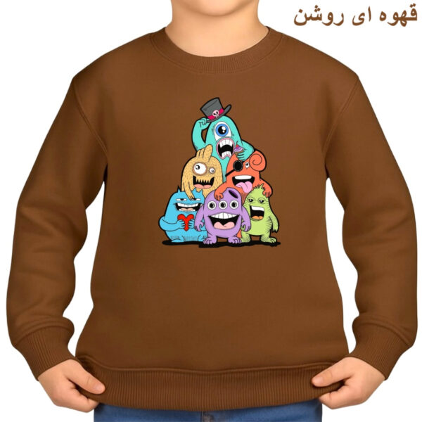 سویشرت بچگانه مدل هیولاها کد v3