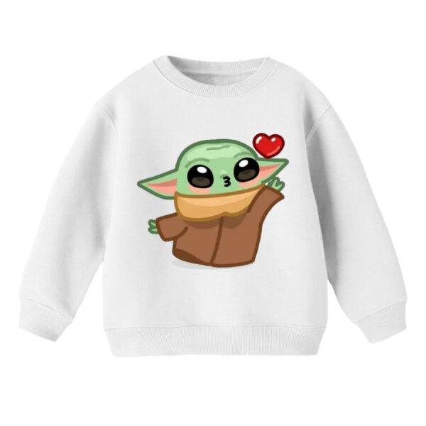 سویشرت بچگانه مدل بیبی یودا
