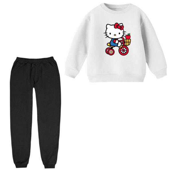 ست سویشرت و شلوار راحتی بچگانه مدل کیتی کد ۲