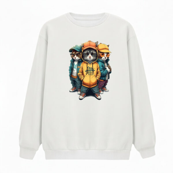 سویشرت زنانه مدل گربه کد v3