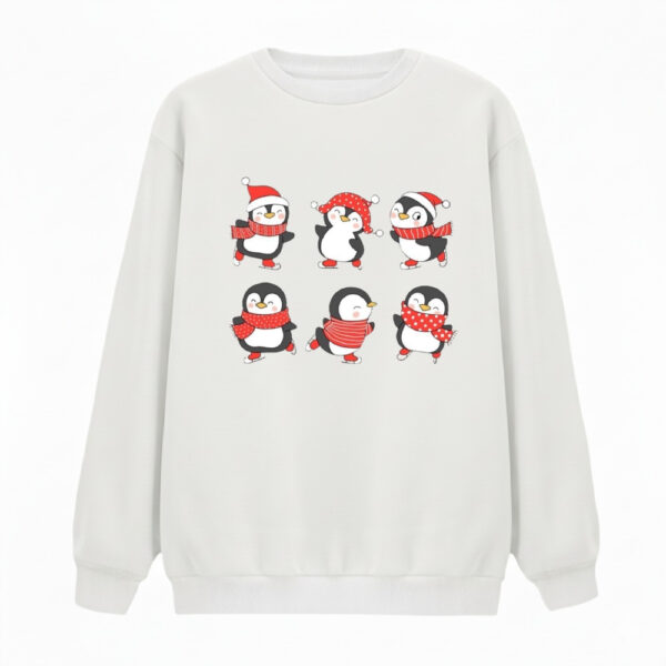 سویشرت زنانه مدل پنگوئن کریسمس کد v5