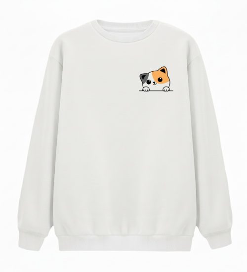 سویشرت زنانه مدل گربه کد v19