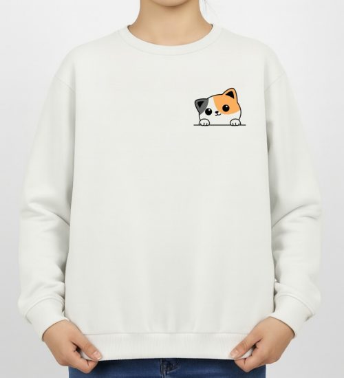 سویشرت زنانه مدل گربه کد v19