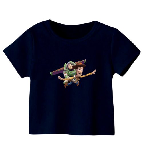 تی شرت آستین کوتاه بچگانه مدل داستان اسباب بازی کد ۱۱ رنگ سورمه ای